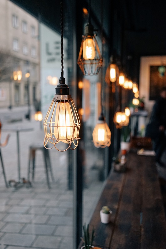 beautiful coffee shop interior